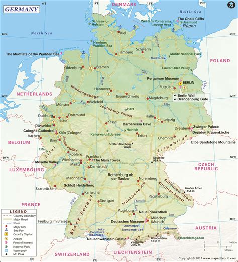Germany Wall Map By Maps Of World Mapsales