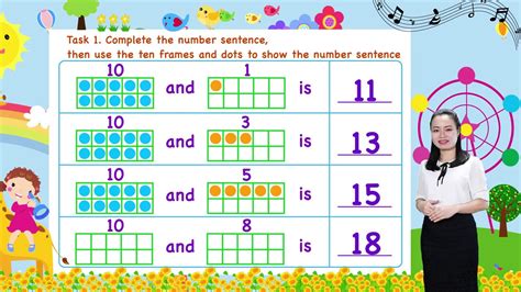 Mastery points available in course. Math For Kids - Lesson 19. Composing Teen Numbers for kids ...