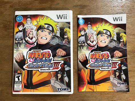 Naruto Shippuden Clash Of Ninja Revolution 3 Nintendo Wii 58000 En