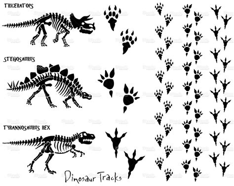 Printable Dinosaur Footprints