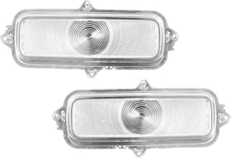 60 66 Chevy Truck Front Lh And Rh Clear Turn Signal Parking Lenses