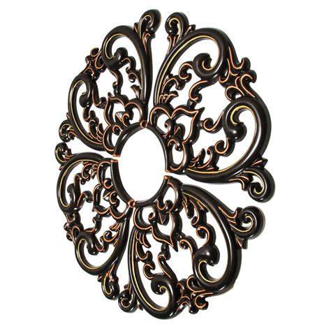 They make for great wall decor too! MD-7099 Fall Bronze Ceiling Medallion in 2020 | Ceiling ...