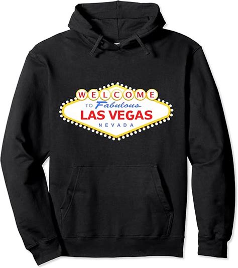 Welcome To Las Vegas Pullover Hoodie Uk Fashion