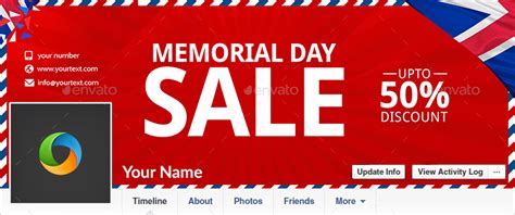 Memorial Day Facebook Covers 10 Designs By Hyov Graphicriver