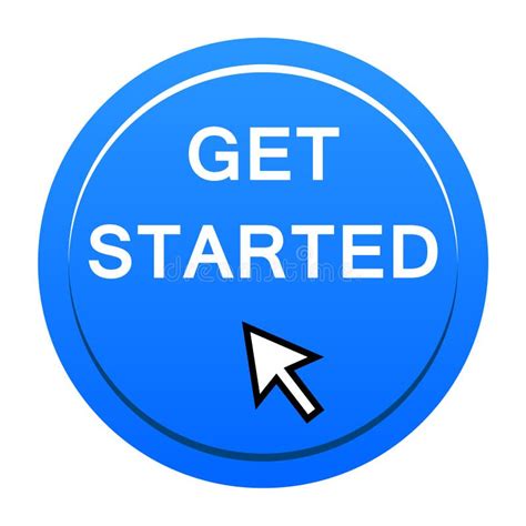 Get Started Button Stock Vector Illustration Of Account 119975740