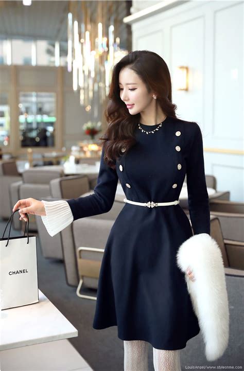Romantic And Trendy Looks Styleonme Outfits Coreanos Vestidos De Moda