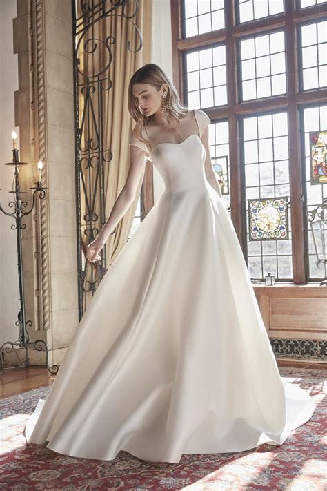 Cap Sleeve Sweetheart Neckline Ball Gown Wedding Dress Kleinfeld Bridal