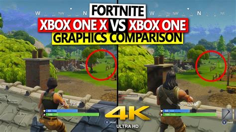 Fortnite Xbox One X Vs Xbox One Graphics Comparison 4k 60