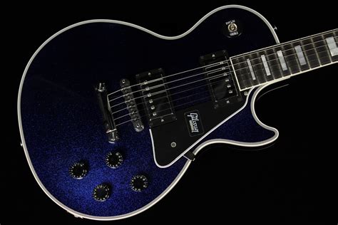 Gibson Custom Les Paul Custom Sparkle M2m Blue Sparkle Sn Cs900754 Gino Guitars