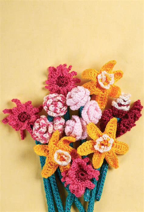 Crochet Flower Bouquet Top Crochet Patterns