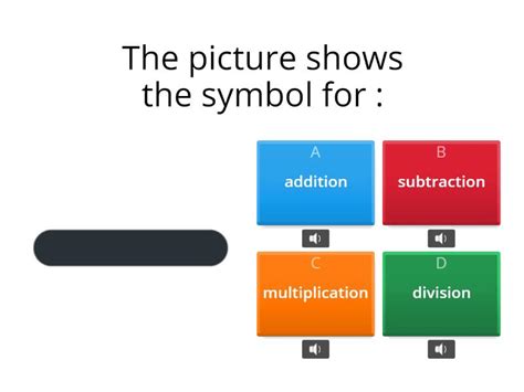 Numeracy Guess The Symbol Quiz