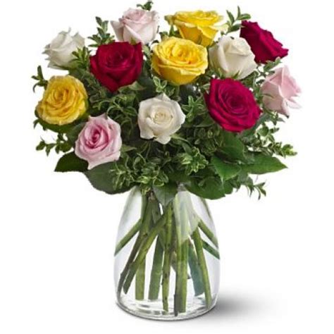 Dozen Mixed Roses Suellens Floral Company