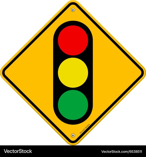 Traffic Light Symbol Royalty Free Vector Image