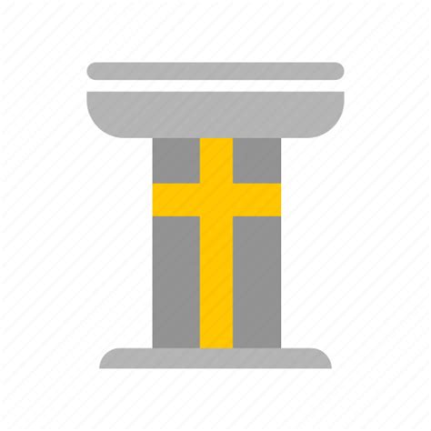 Church, podium, pulpit, religion icon png image