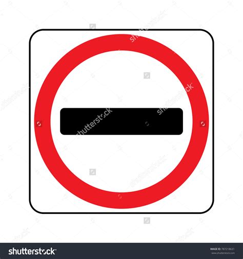 Traffic Signal Symbol Sign Stop Ahead Stock Vector Royalty Free