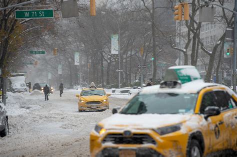 New York Snow Latest Weather Forecast And How Much Snow Has Fallen In