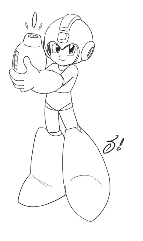 Mega Man Sketch By Ryanjampole On Deviantart