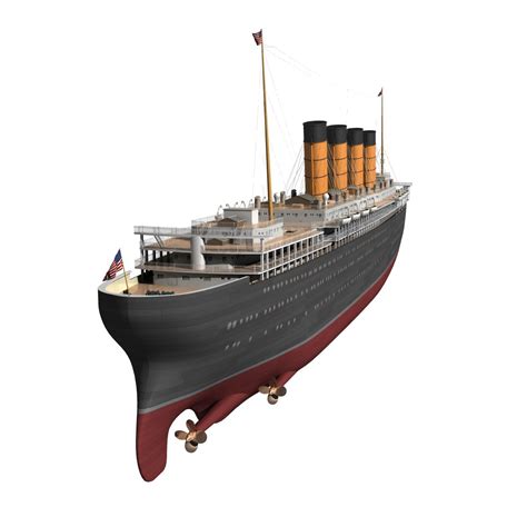 Rms Lusitania D Model Max Fbx Ma Obj Wrl Free D