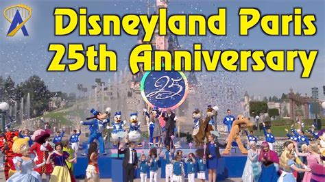 Disneyland Paris 25th Anniversary Celebration Kickoff Youtube