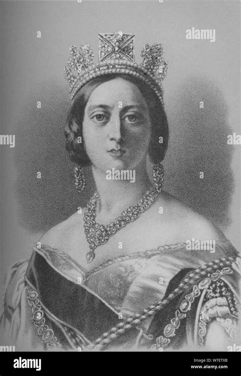 Victoria Queen Winterhalter Black And White Stock Photos And Images Alamy