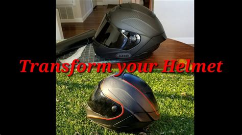 Customizing your own motorcycle helmet can be a fun activity for yourself. Motorcycle Helmet Graphics Transformation (DIY Graphics ...