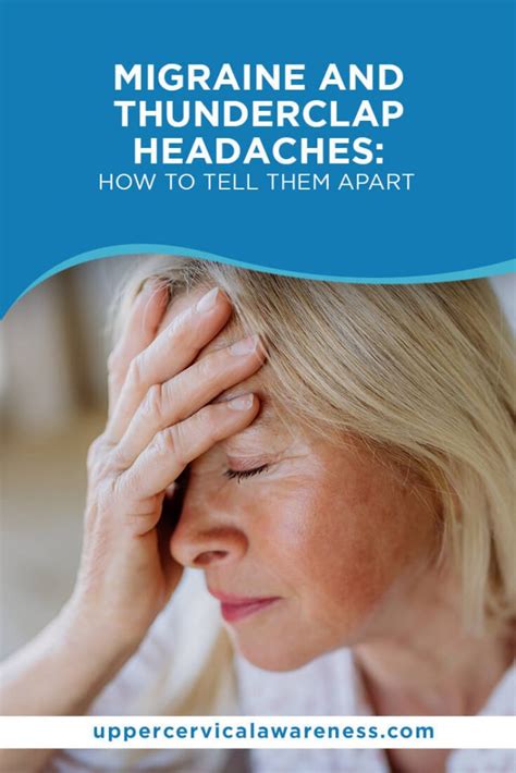 Distinguishing Between Migraine And Thunderclap Headaches