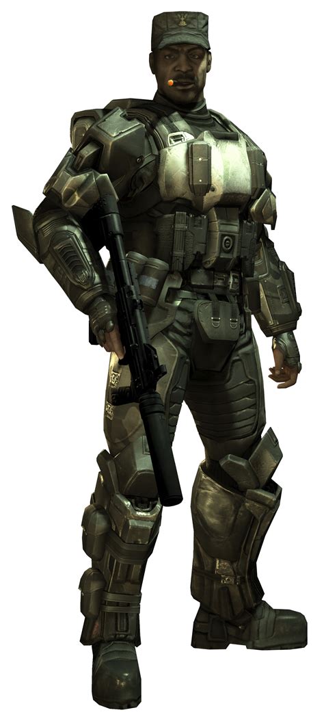 Image Halo3 Odst Sgt Johnsonpng Halo Nation Fandom Powered By Wikia