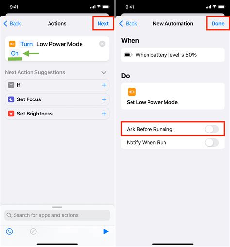 How To Auto Enable Low Power Mode When Iphone Reaches 50