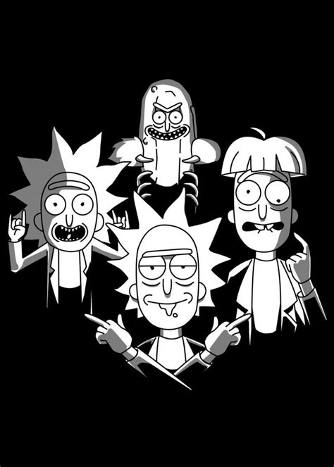 *burp* from quotes to fun facts, learn all you've ever wanted to know about *burp* the show. Rick And Morty poster prints by Scar Design | Displate ...