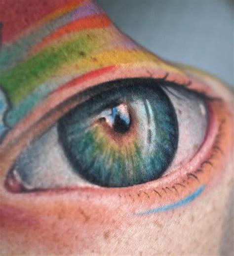 Realistic Eye Large Tattoo Tattooimagesbiz