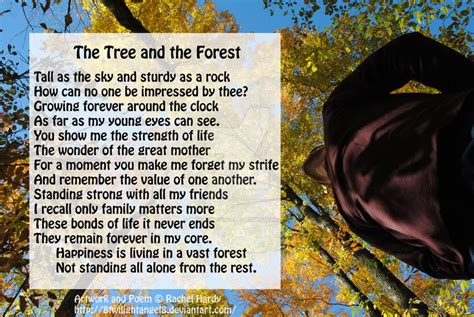 The Tree And The Forest Poem By 8twilightangel8 On Deviantart