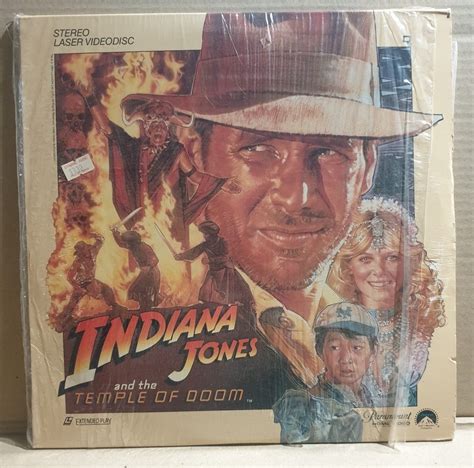 Laserdisc Movie Indiana Jones Temple Of Doom Harrison Ford X Marks