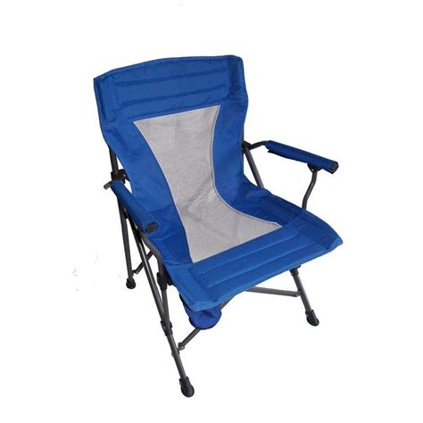 Ore International 36 In H Portable Folding Blue Chair M80402 The