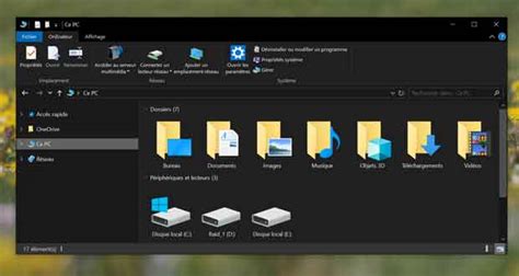 Windows 10 V1809 Comment Activer Le Thème Sombre Dans Lexplorateur De
