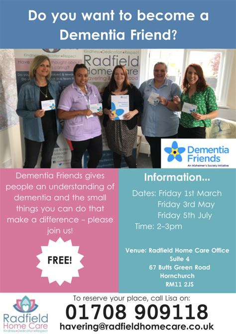 Do You Want To Become A Dementia Friend Come Along On Friday 1st March