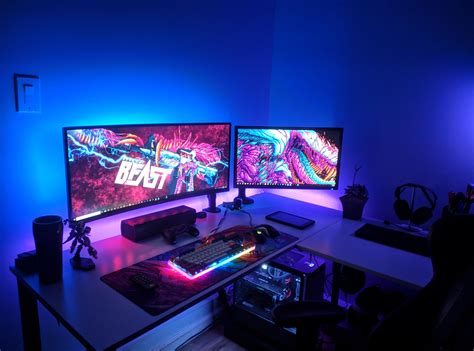 New Mousemat And Wallpaper Best Gaming Setup Gaming Desk Diy