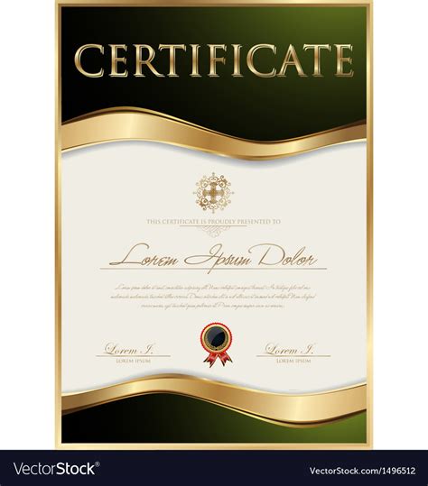Elegant Certificate Template Editable Certificate Printable Template Images