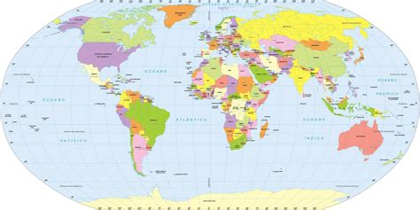 Mapa Pol Tico Del Mundo Mapamundi Politico Imagenes Del Mapa Mundi