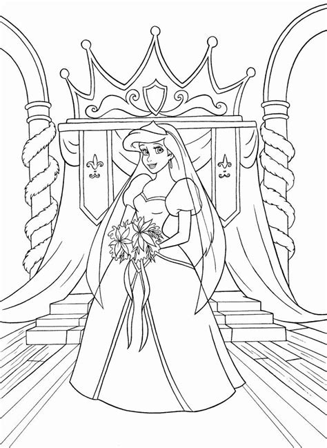 Disney prinsessen kleurplaat afbeelding disney princess coloring. Ariel Kleurplaat Disney Prinsessen