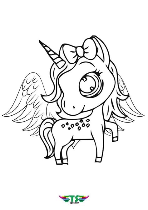 Best Flying Unicorn Coloring Page For Kids | Unicorn coloring pages