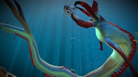 90 Observing The Reaper Leviathan Subnautica Youtube