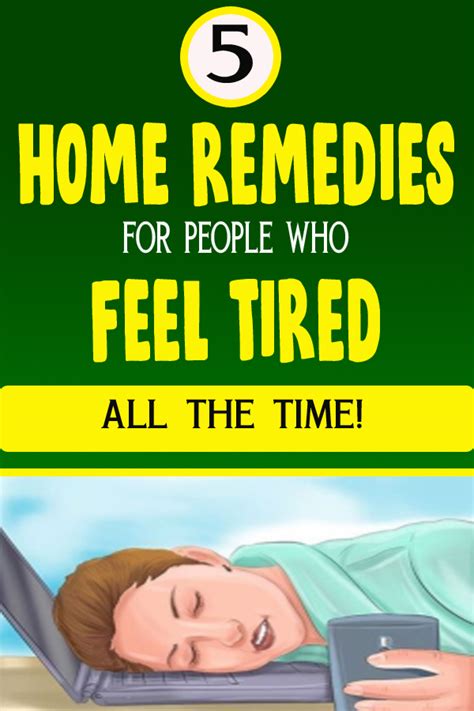 5 Home Remedies For People Who Feel Tired All The Time