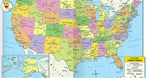 World Atlas Map Of United States United States Map