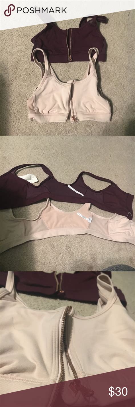 Aerie ️ Chill Play Move Sports Bra Set S P Both Same Size One Burgundy Bordeaux Color And One