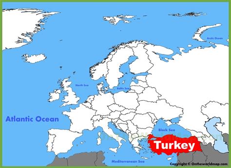 Usa map with time zones and states. Turkey location on the Europe map