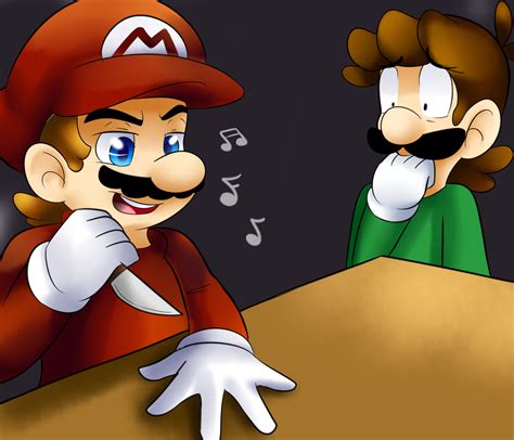 Mario Tries The Knife Game By Raygirl12 On Deviantart