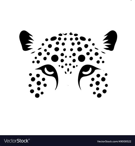 Cheetah Head Image Royalty Free Vector Image Vectorstock