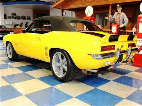 1969 Chevrolet Camaro Convertible Yellow Black For Sale Chevrolet