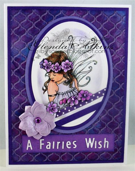 Gilbys Corner Crafty Cardmakers Challenge 220 Fairies And Mythical