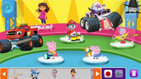 Nick Jr Music Maker For Kids Cartoon Games Youtube